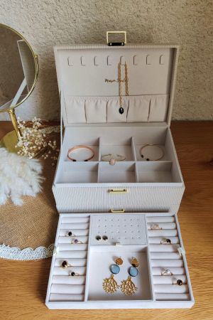 Denise velours cotele beige tiroir 1 5f96382b