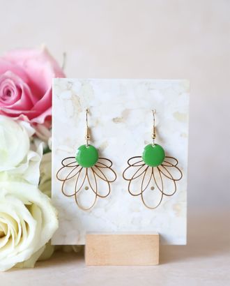 Boucles d'oreilles Oriane dorée bijoux
