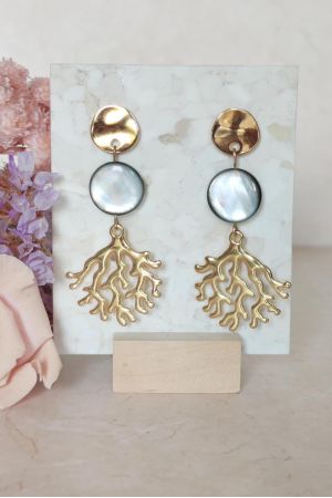 B.O Fantaisie chic Emilie Nacre grise